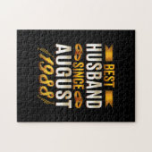 Mens Best Husband Since August 1988 - Funny 32nd Legpuzzel (Horizontaal)