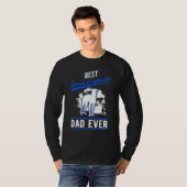 Mens Best Italian Greyhound Dad Ever Italian Greyh T-shirt (Voorkant volledig)