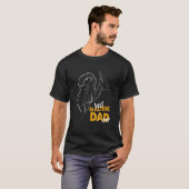 Mens Best Maltese Dad Ever Maltese Dad Maltese Dog T-shirt (Voorkant volledig)