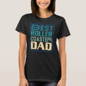 Mens Best Roller Coaster Dad Rollercoaster Amuseme T-shirt (Voorkant)