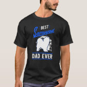 Mens Best Samoyed Dad Ever Samoyed Dad   T-shirt (Voorkant)