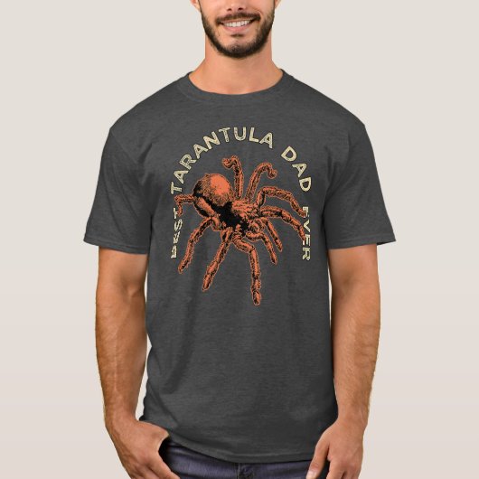 Mens Best Tarantula Dad Ever T-shirt (Voorkant)