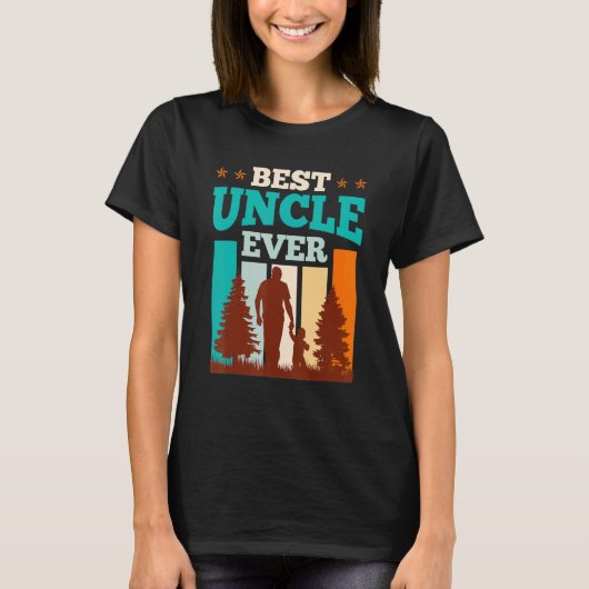 Mens Best uncle ever uncle T-shirt (Voorkant)