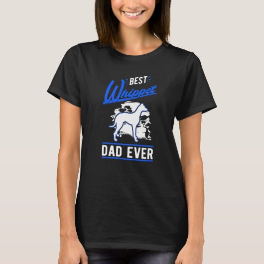 Mens Best Whippet Dad Ever Whippet Dad T-shirt (Voorkant)
