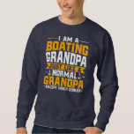 Mens Boating Grandpa Motorboating Lover Boat Trui<br><div class="desc">Mens Boating Grandpa Motorboating Lover Boat Captain Grandad Gift. Perfect gift for your dad,  mom,  papa,  men,  women,  friend and Famy members on Thanksgiving Day,  Christmas Day,  Mothers Day,  Fathers Day,  4th of July,  1776 Independent day,  Veterans Day,  Halloween Day,  Patrick's Day</div>