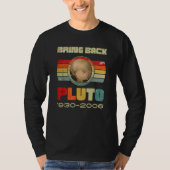 Mens Bring Back Pluto Never Forget Pluto remember  T-shirt (Voorkant)