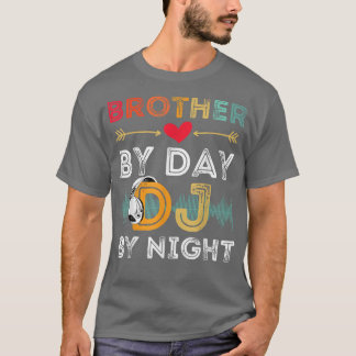 Mens Brother By Day By Night Retro Vintage Deej T-shirt