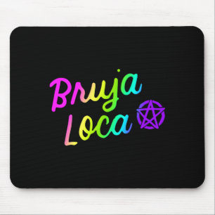 Mens Bruja Loca Crazy Heks Grappige Halloween Lati Muismat