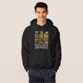 Mens Call Me Dad Partner Crime Bad Influence For F Hoodie (Voorkant volledig)