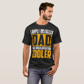 Mens Carpet Installer Dad Like a Regular Dad but T-shirt (Voorkant volledig)
