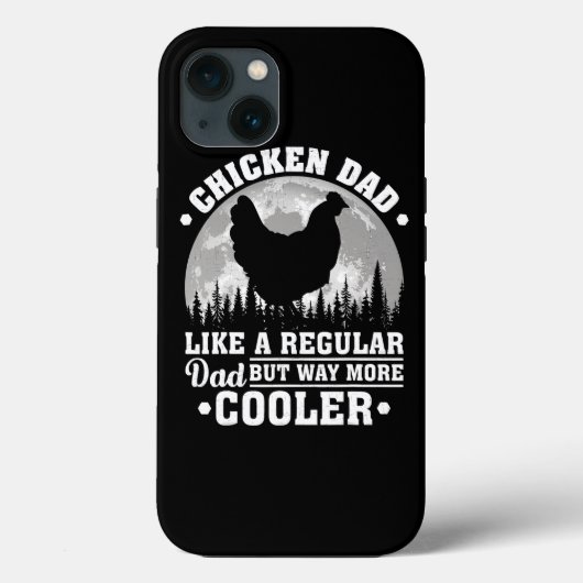 Mens Chicken Dad Like A Regular Dad Funny Chicken Case-Mate iPhone Case (Achterkant)