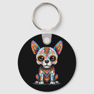 Mens Chihuahua Dag Van De Overheidsinstantie Sleutelhanger