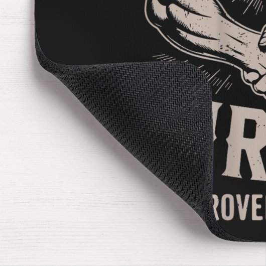 Men's Christian Workout Iron Sharpens Iron Proverb Muismat (Hoek)