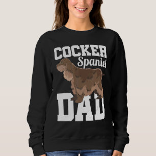 Mens Cocker Spaniel Vader Hond  Schattig Dier Huis Trui