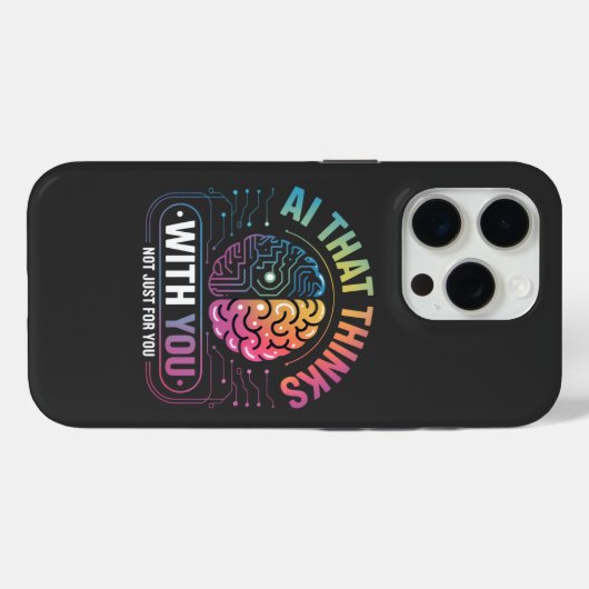 mens-computerinteractie AI-samenwerking Case-Mate iPhone Case (Achterkant (horizontaal))