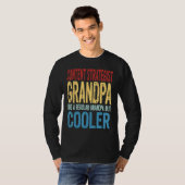 Mens Content Strategist Grandpa Like a Regular Gra T-shirt (Voorkant volledig)