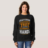 Mens Craftsman Trust In Your Hands Electricians Ha Trui (Voorkant volledig)