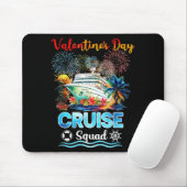 Mens Cruise Squad Valentine's Day Vacation Travel  Muismat (Met muis)