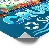 Mens Cruise Squad Valentine's Day Vacation Travel Poster (Hoek)