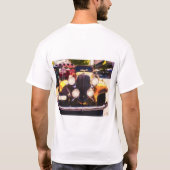 mens custom t shirt classic car (Achterkant)