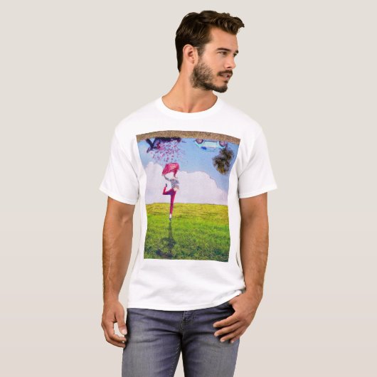 men's custom tshirt (Voorkant volledig)