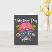 Mens Cute Valentines Day Cruise Squad 20026 Design Kaart (Gele Bloem)