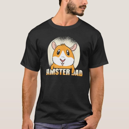 Mens Dad Animal Hamster Pet Father Hamster T-shirt (Voorkant)