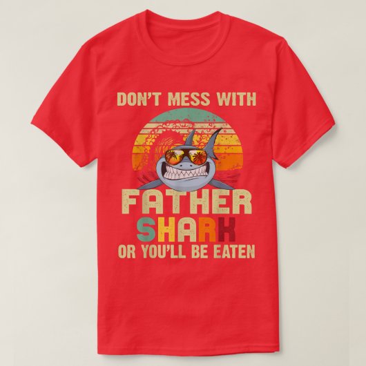 Mens Dad Gift From DaughterDont Mess With Father S T-shirt (Design voorkant)