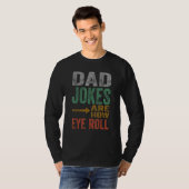 Mens Dad Jokes Rre How Eye Roll Funny Father's Day T-shirt (Voorkant volledig)