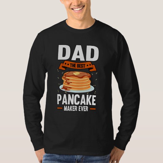 Mens Dad Pancake Maker T-shirt (Voorkant)