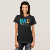 Mens dad thanks for the paying driving & clapping  t-shirt (Voorkant volledig)