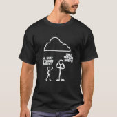 Mens Dad What Are Clouds Made Of Linux Servers Mos T-shirt (Voorkant)