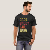Mens Dada Daddy Dad Bruh Family Father s Day Vinta T-shirt (Voorkant volledig)