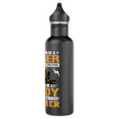 Mens Daddy And a Trucker Quote Semi Truck Driver M Waterfles (Rechts)