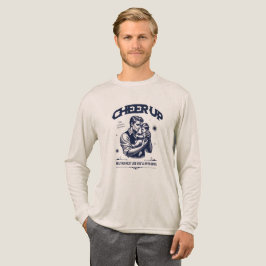 MEN'S DADDY CHEER UP LONG SLEEVE TEE Tri-Blend SHIRT