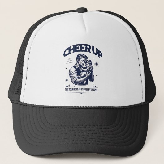 MEN'S DADDY CHEER UP TRUCKER HAT  PET (Voorkant)