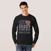 Mens Daddy Knows Best Desantis 2024 Ron Desantis 2 T-shirt (Voorkant volledig)