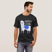 Mens Daddy Lama T-shirt (Voorkant volledig)