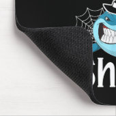 Mens Daddy Shark Funny Halloween Daddy Announcemen Muismat (Hoek)