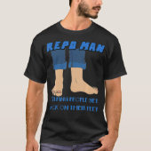 Mens DallasTXArt Repo Man Tshirt  (Voorkant)