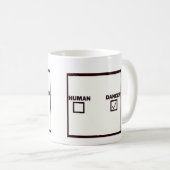 mens/danser koffiemok (Voorkant rechts)