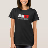 Mens Dart Dad Like A Regular Dad Darts Dartboard T-shirt (Voorkant)