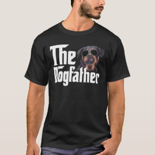 Mens De Hondenvader Rottweiler Grappige Hondeneige T-shirt