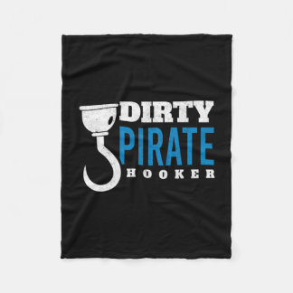 Mens dirty pirate freebooter caribbean sea thief fleece deken