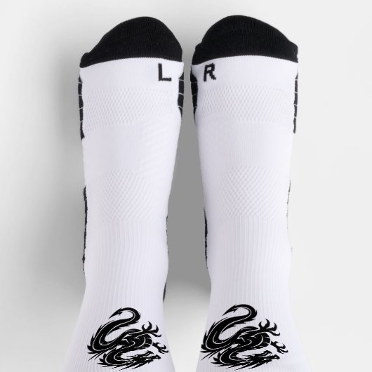 Men's dragon symbol socks sokken (Top)
