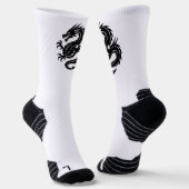 Men's dragon symbol socks sokken (Gebogen)