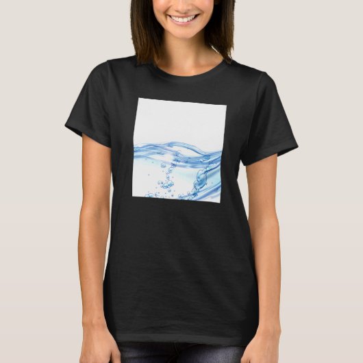 Mens Drinkpatroon Water   T-shirt (Voorkant)