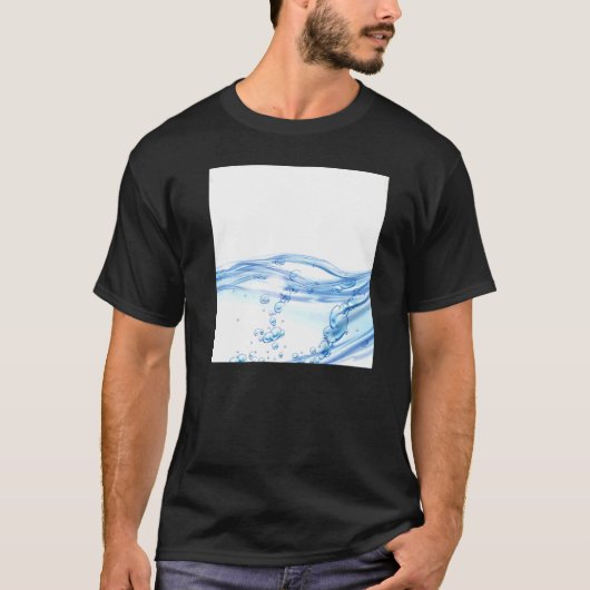 Mens Drinkpatroon Water T-shirt (Voorkant)