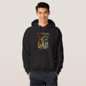 Mens Elektricien Vader Elektronica Technicus Pap Hoodie (Voorkant volledig)