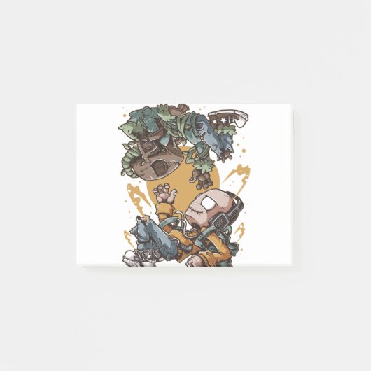 Mens en boom kinderen post-it® notes (Voorkant)
